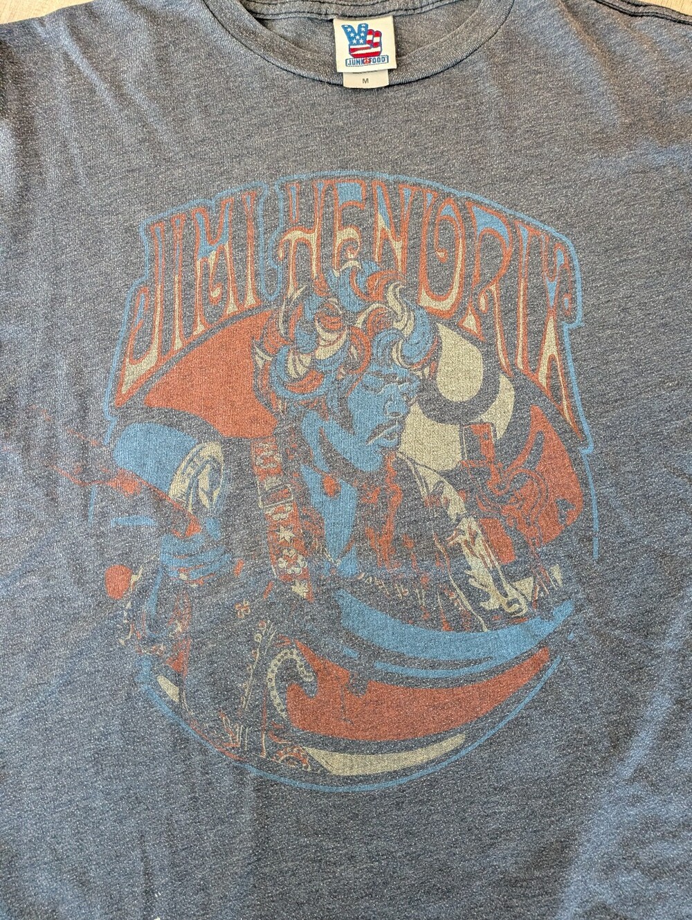 Jimi Hendrix Graphic Tee By Junk Food - Medium